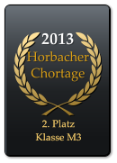2013 HorbacherChortage   2. Platz Klasse M3 2. Platz Klasse M3